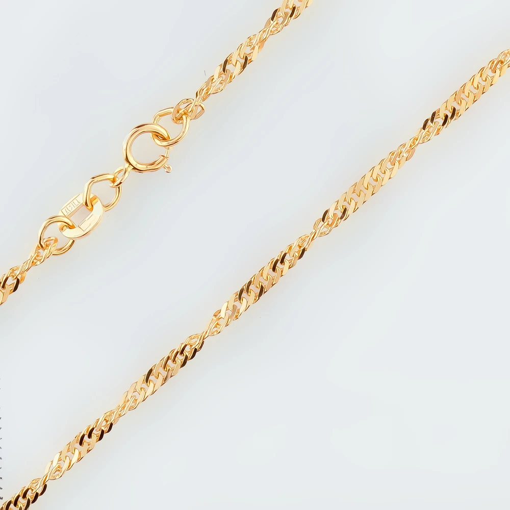 Цепь из красного золота 585 пробы