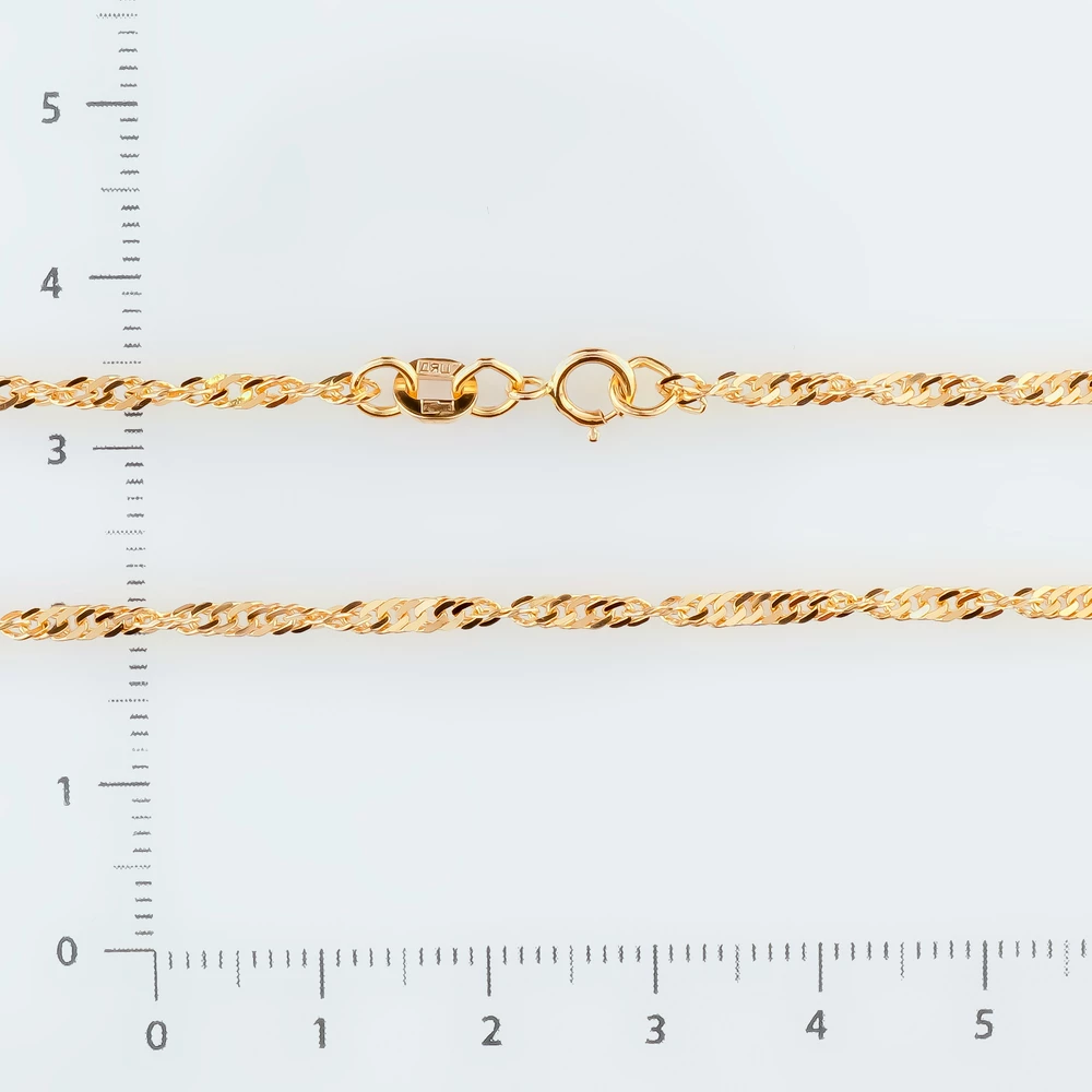 Цепь из красного золота 585 пробы