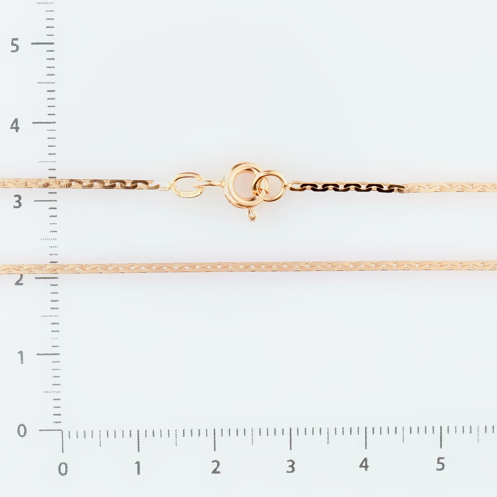 Цепь из красного золота 585 пробы