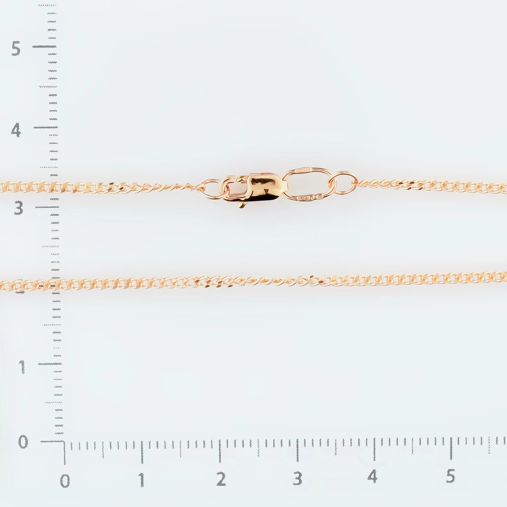 Цепь из красного золота 585 пробы