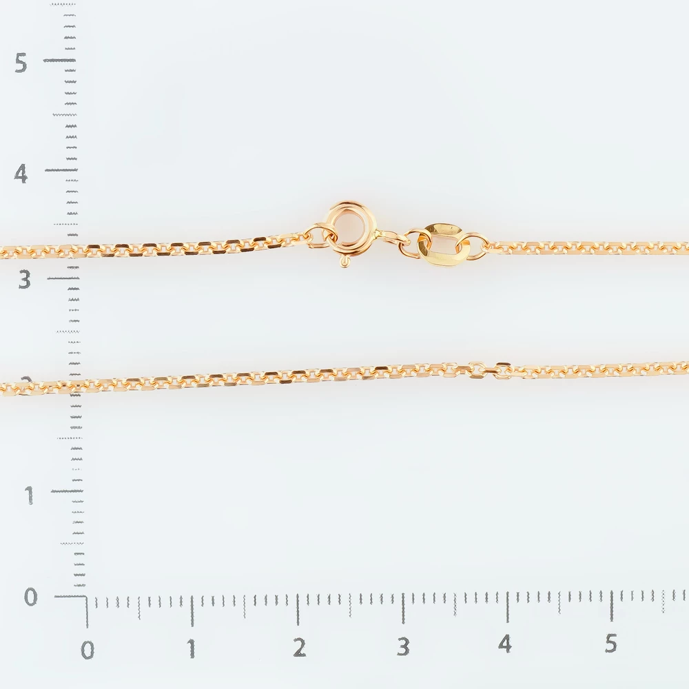 Цепь из красного золота 585 пробы