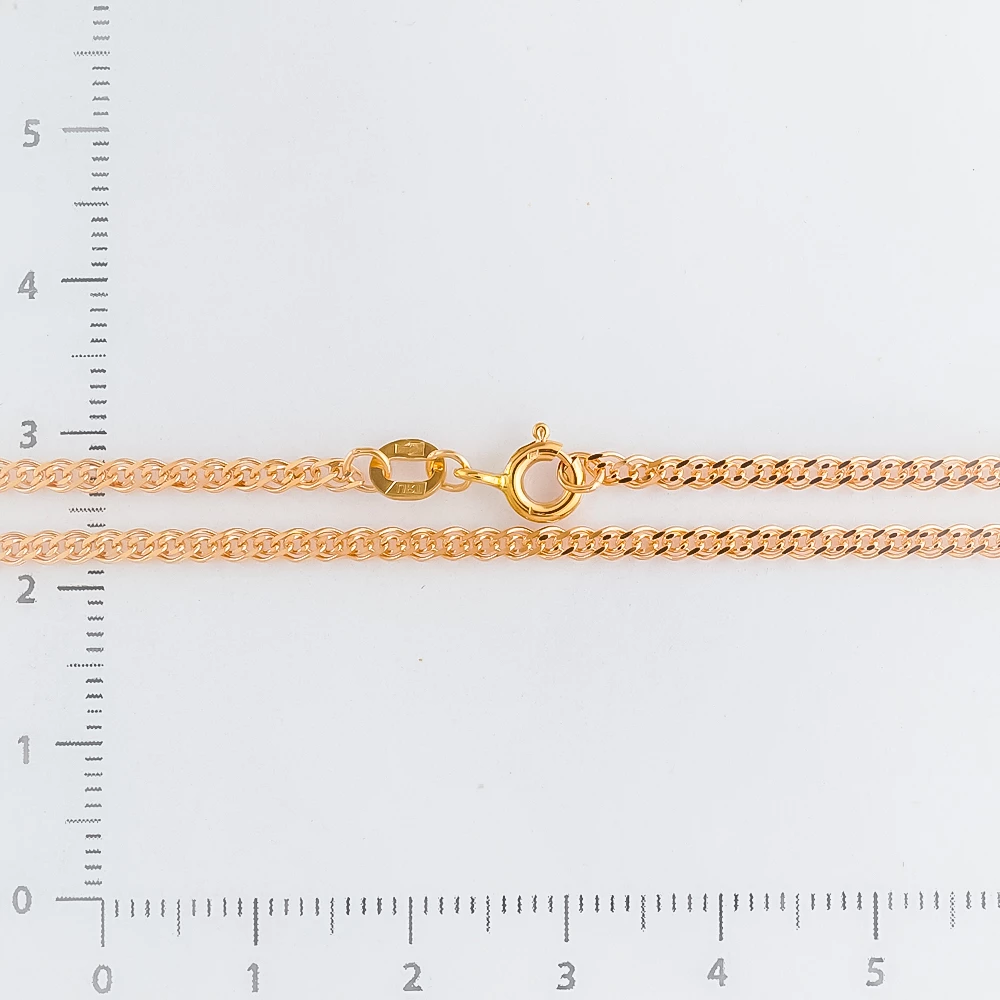 Цепь из красного золота 585 пробы