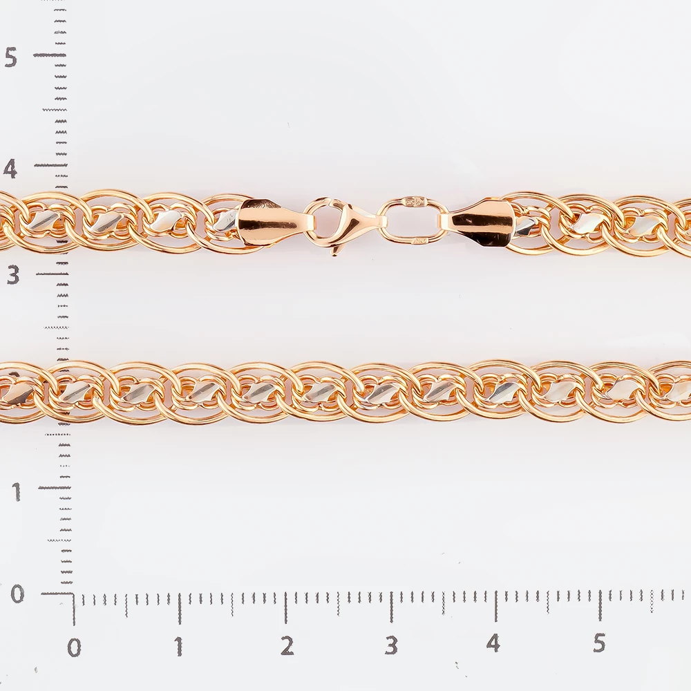 Цепь из красного золота 585 пробы