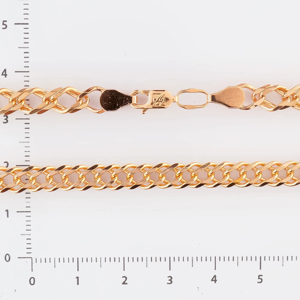 Цепь из красного золота 585 пробы