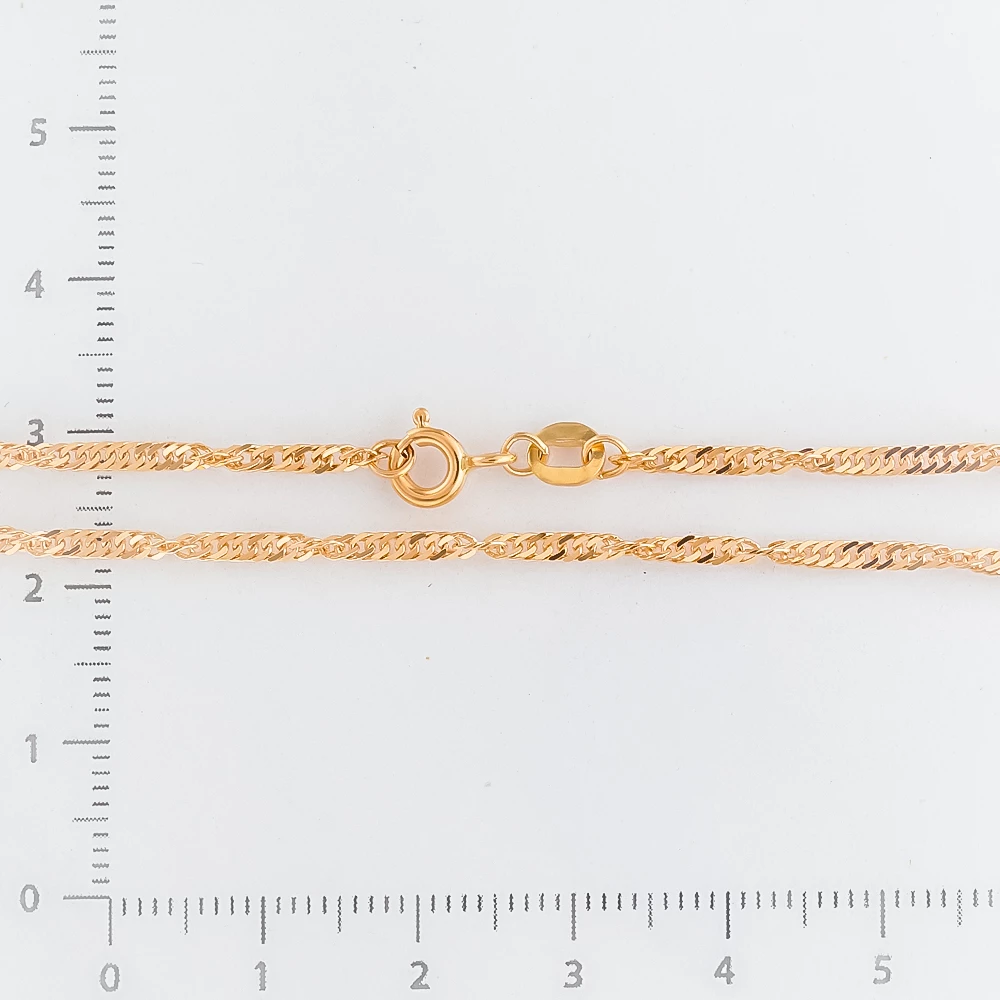 Цепь из красного золота 585 пробы