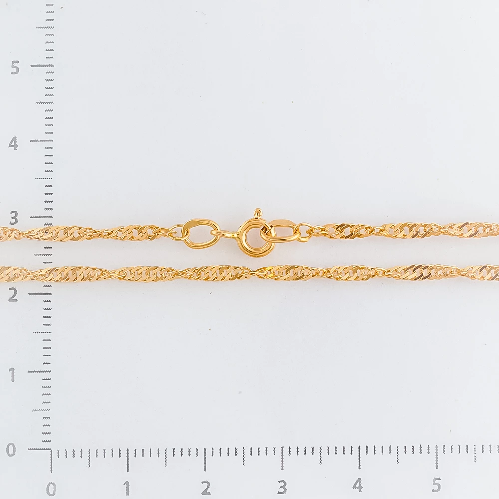 Цепь из красного золота 585 пробы