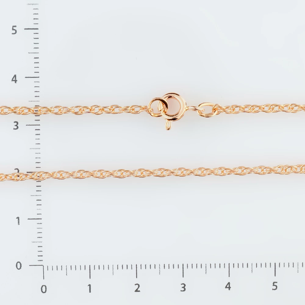 Цепь из красного золота 585 пробы