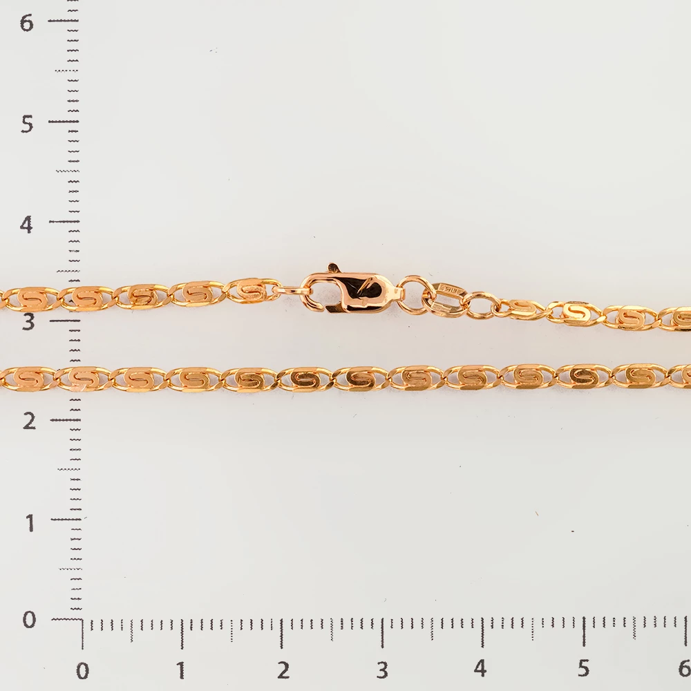 Цепь из красного золота 585 пробы