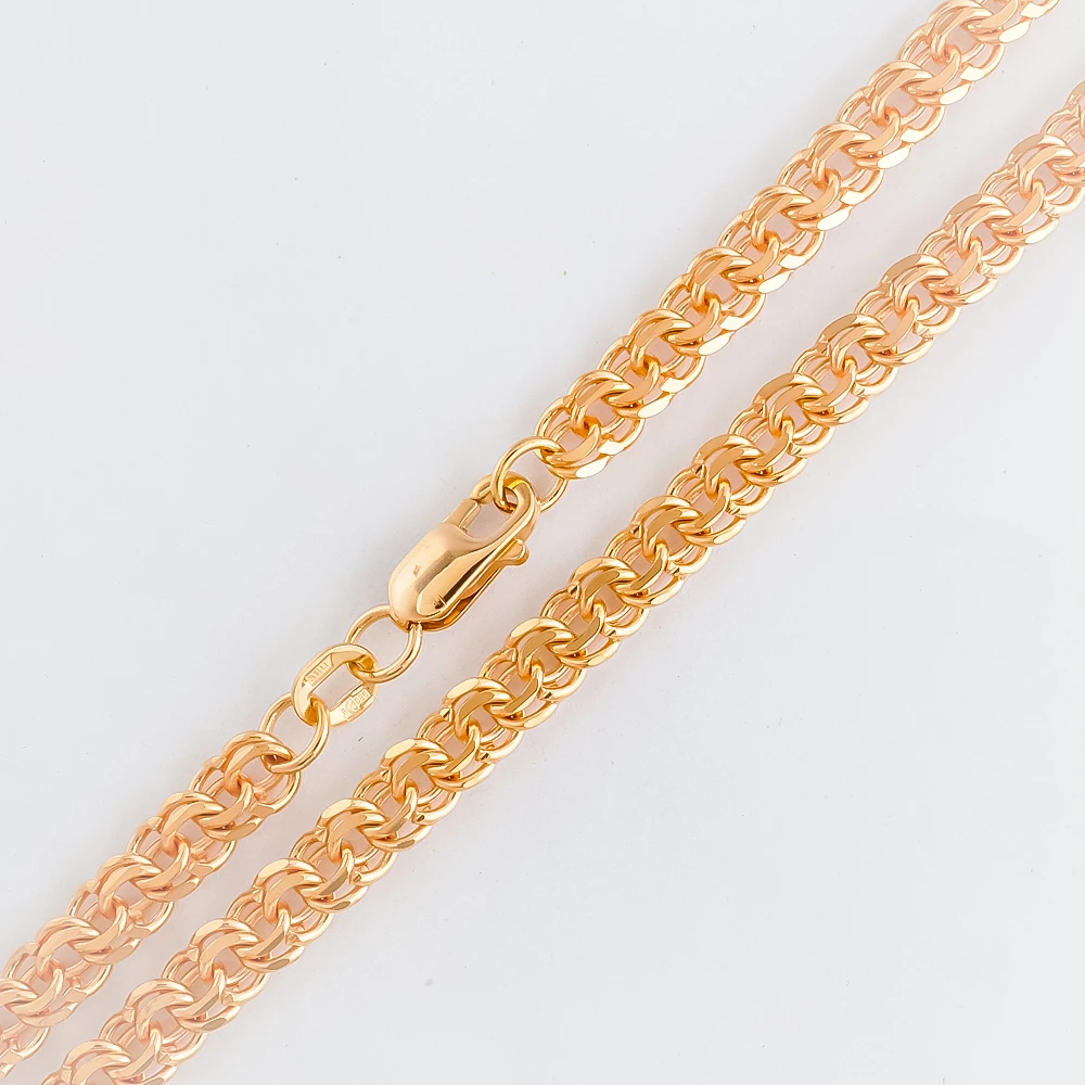 Цепь из красного золота 585 пробы