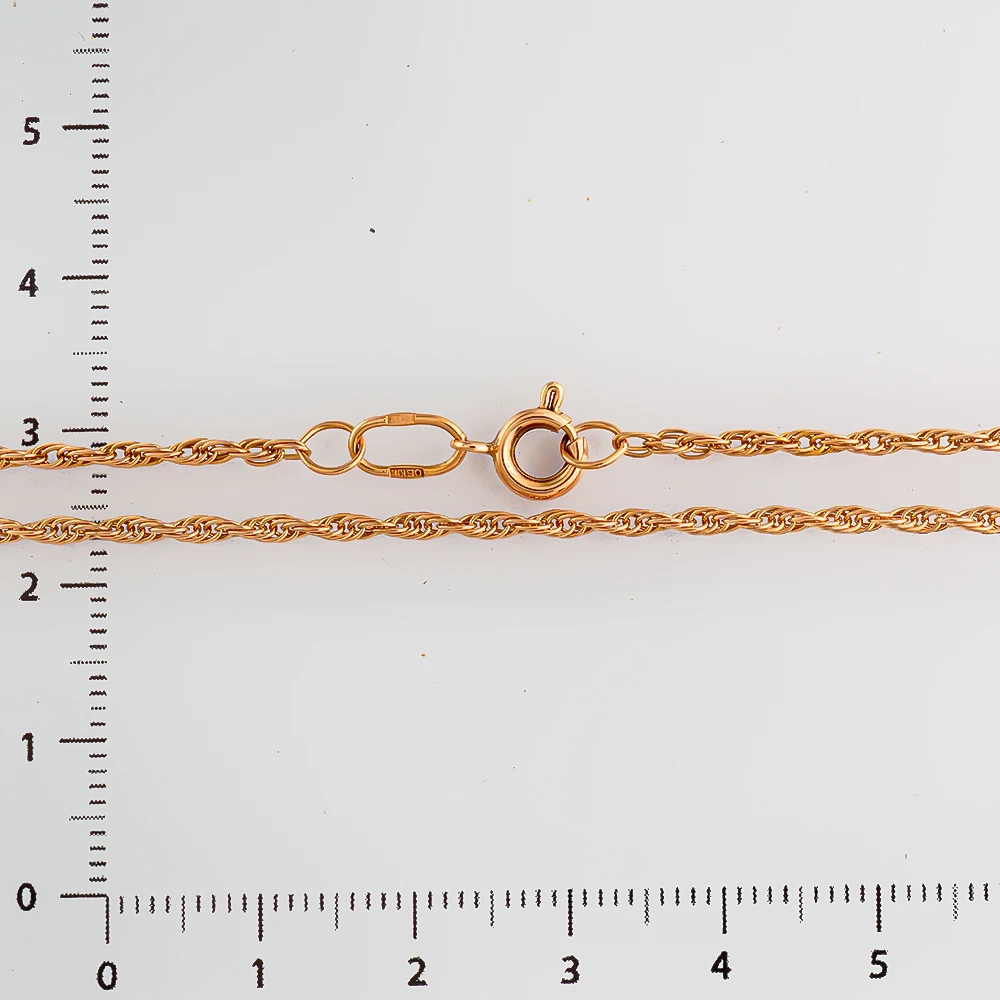 Цепь из красного золота 375 пробы