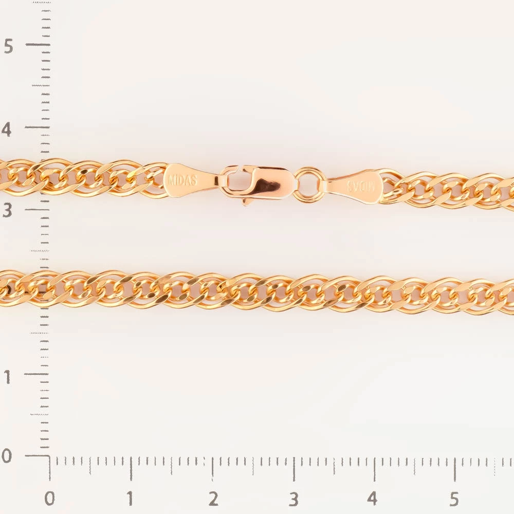 Цепь из красного золота 585 пробы