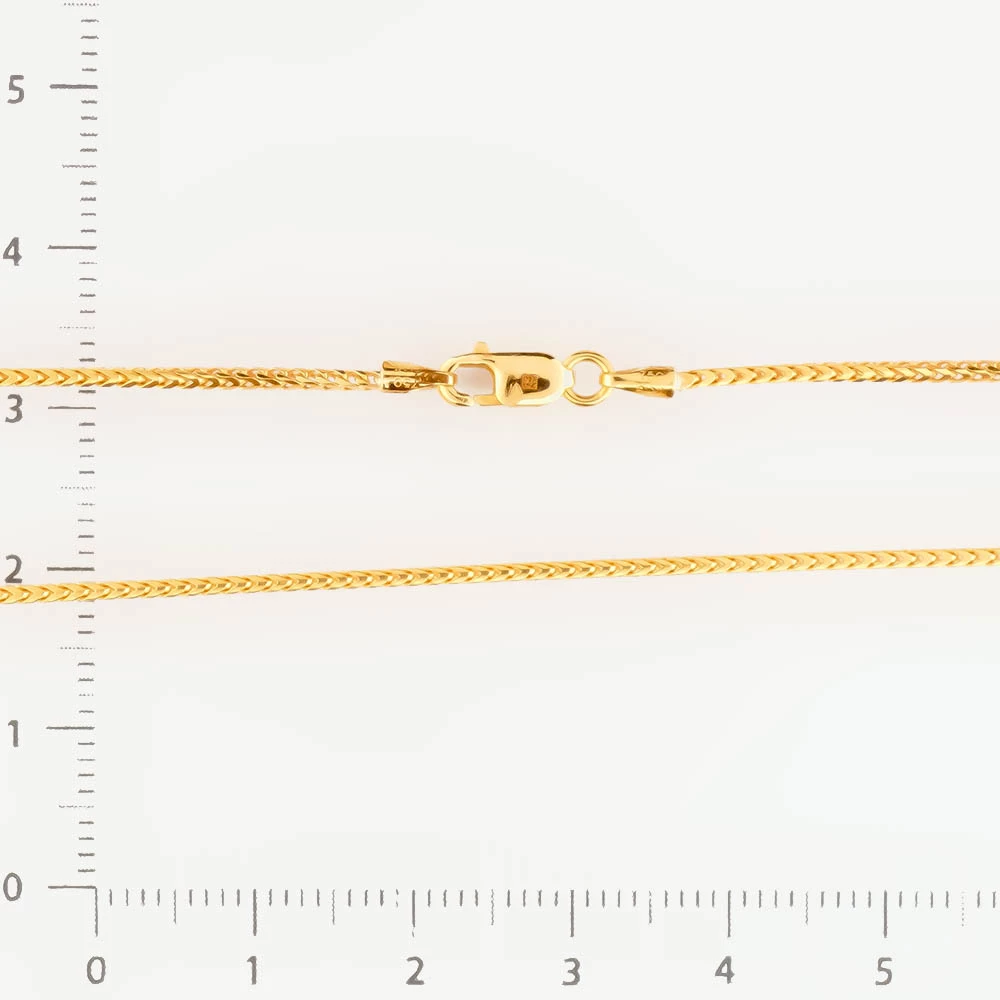 Цепь из желтого золота 750 пробы