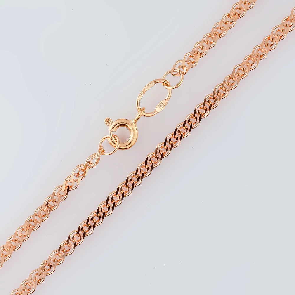 Цепь из красного золота 585 пробы