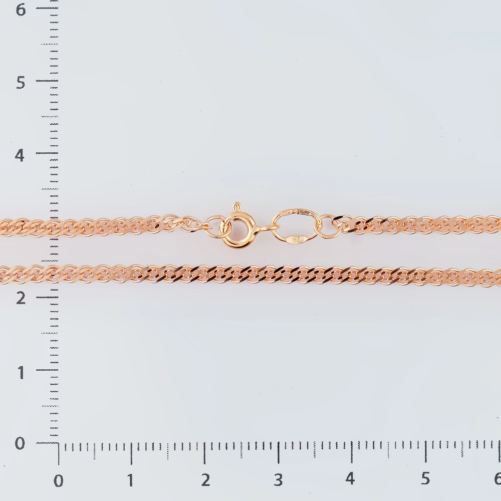 Цепь из красного золота 585 пробы