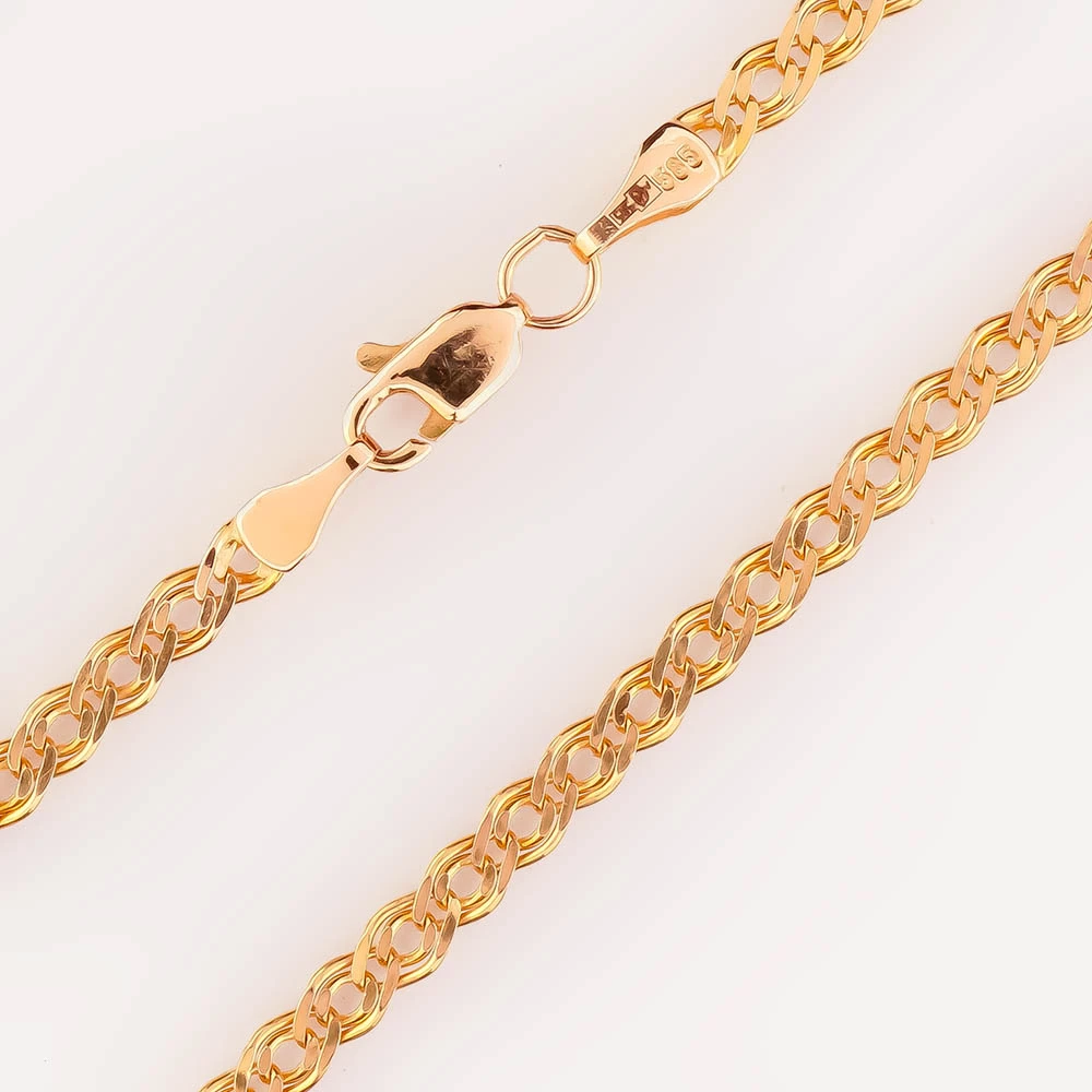 Цепь из красного золота 585 пробы