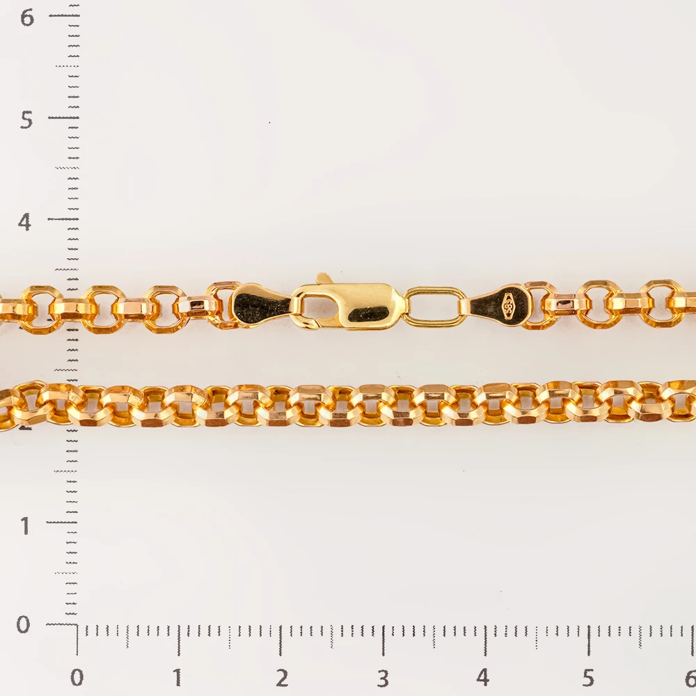 Цепь из красного золота 585 пробы