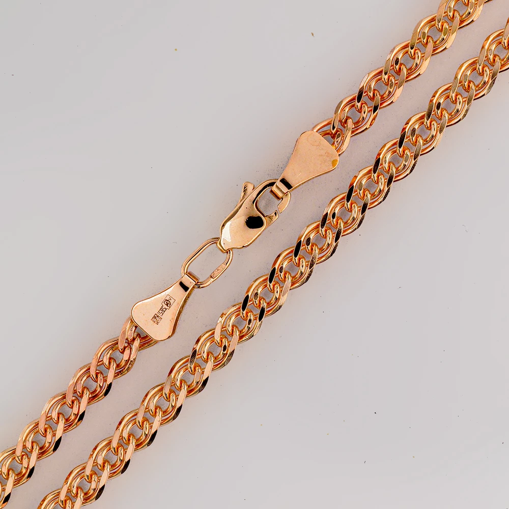 Цепь из красного золота 585 пробы