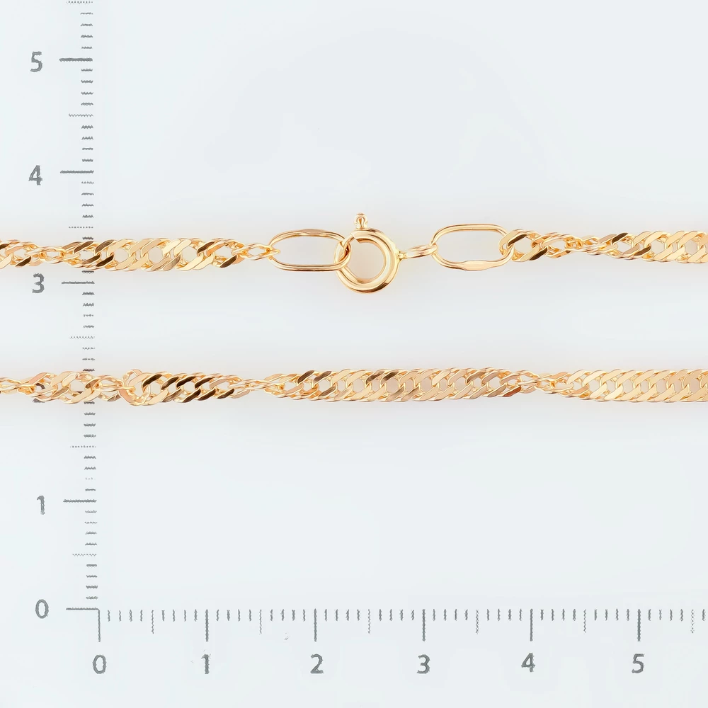 Цепь из красного золота 585 пробы