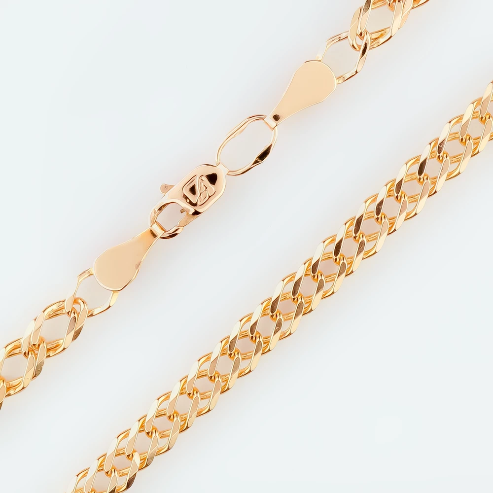 Цепь из красного золота 585 пробы