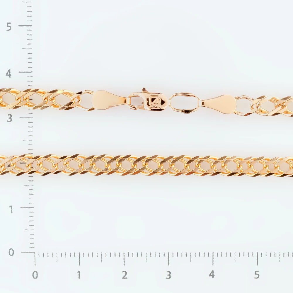 Цепь из красного золота 585 пробы