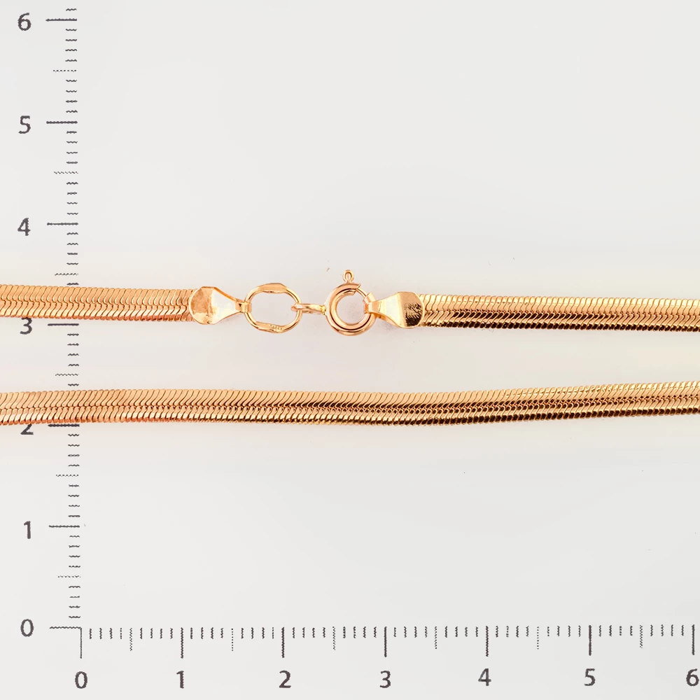 Цепь из красного золота 585 пробы