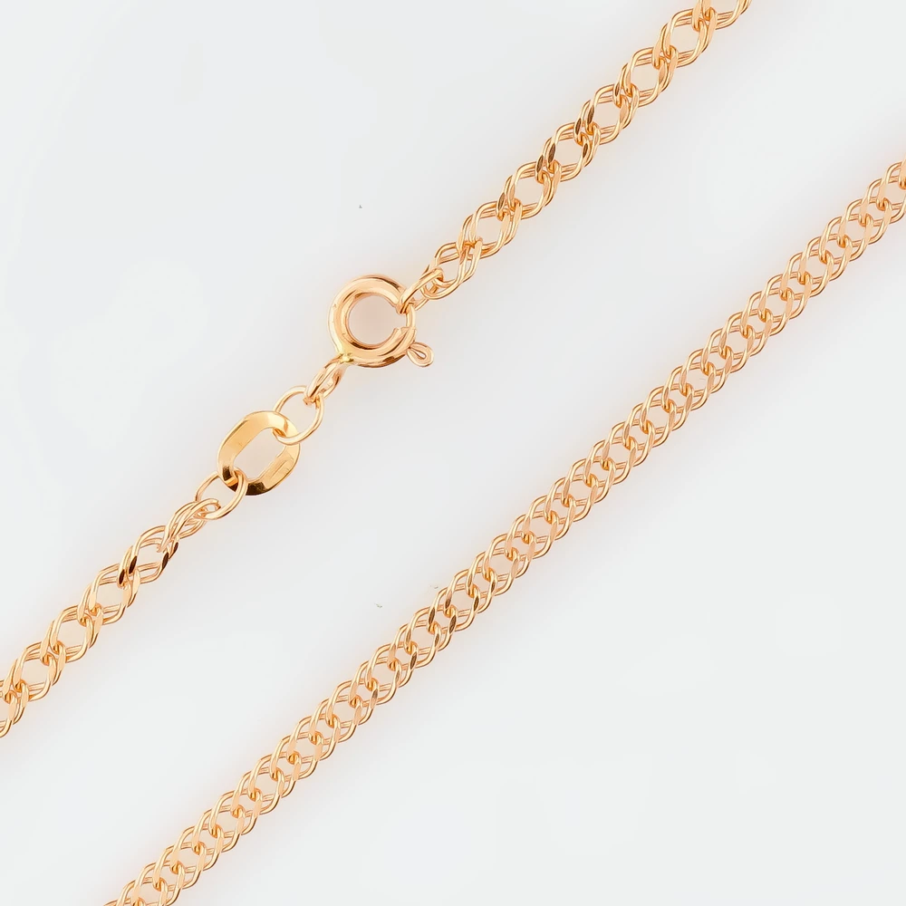 Цепь из красного золота 585 пробы