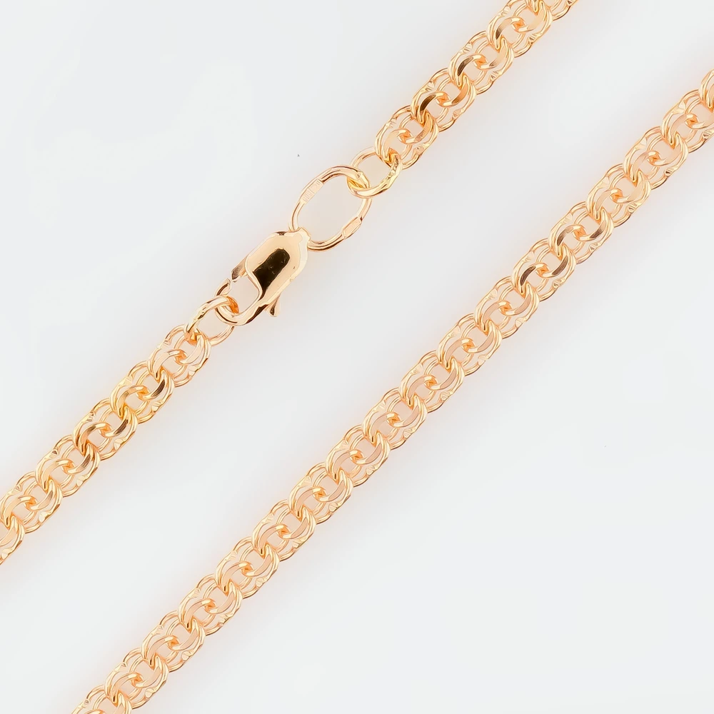 Цепь из красного золота 585 пробы