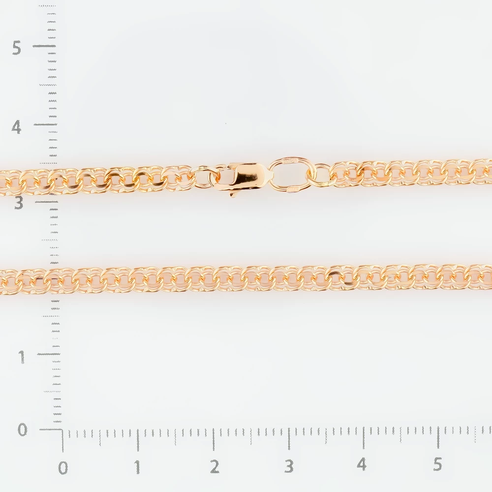 Цепь из красного золота 585 пробы