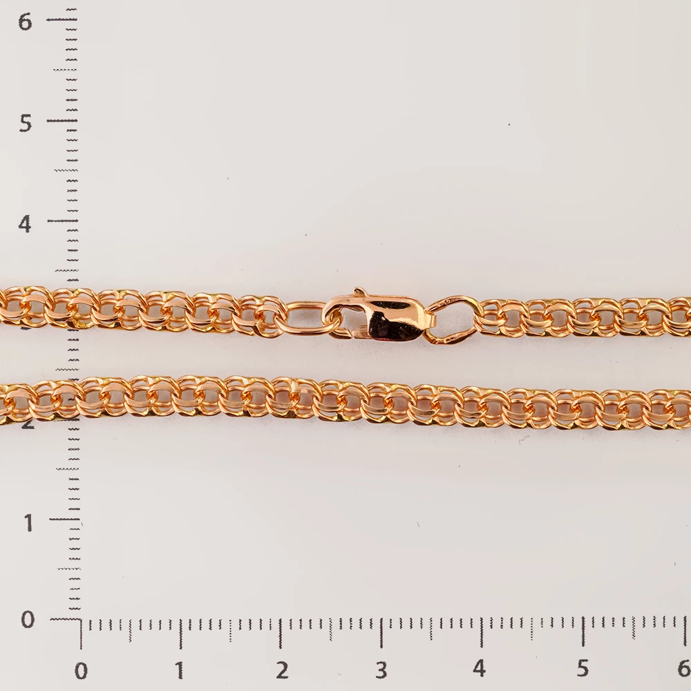 Цепь из красного золота 585 пробы