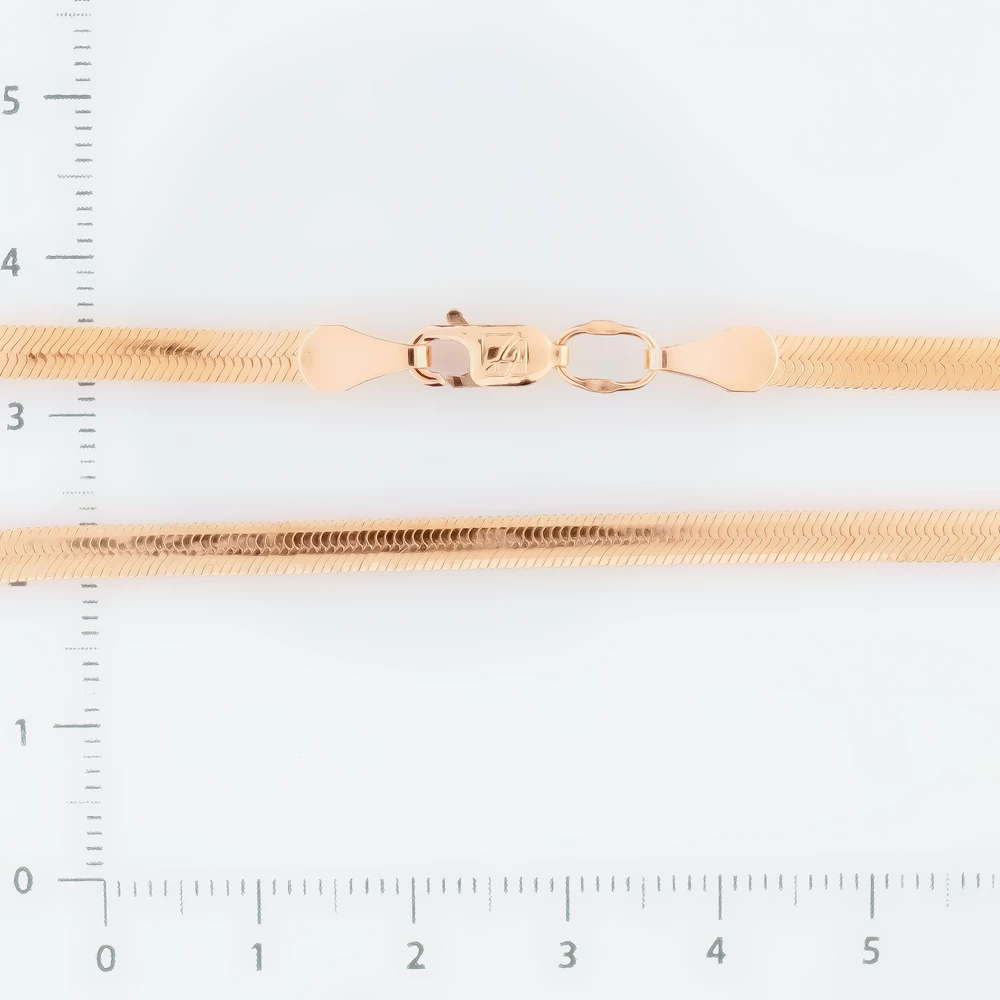 Цепь из красного золота 585 пробы