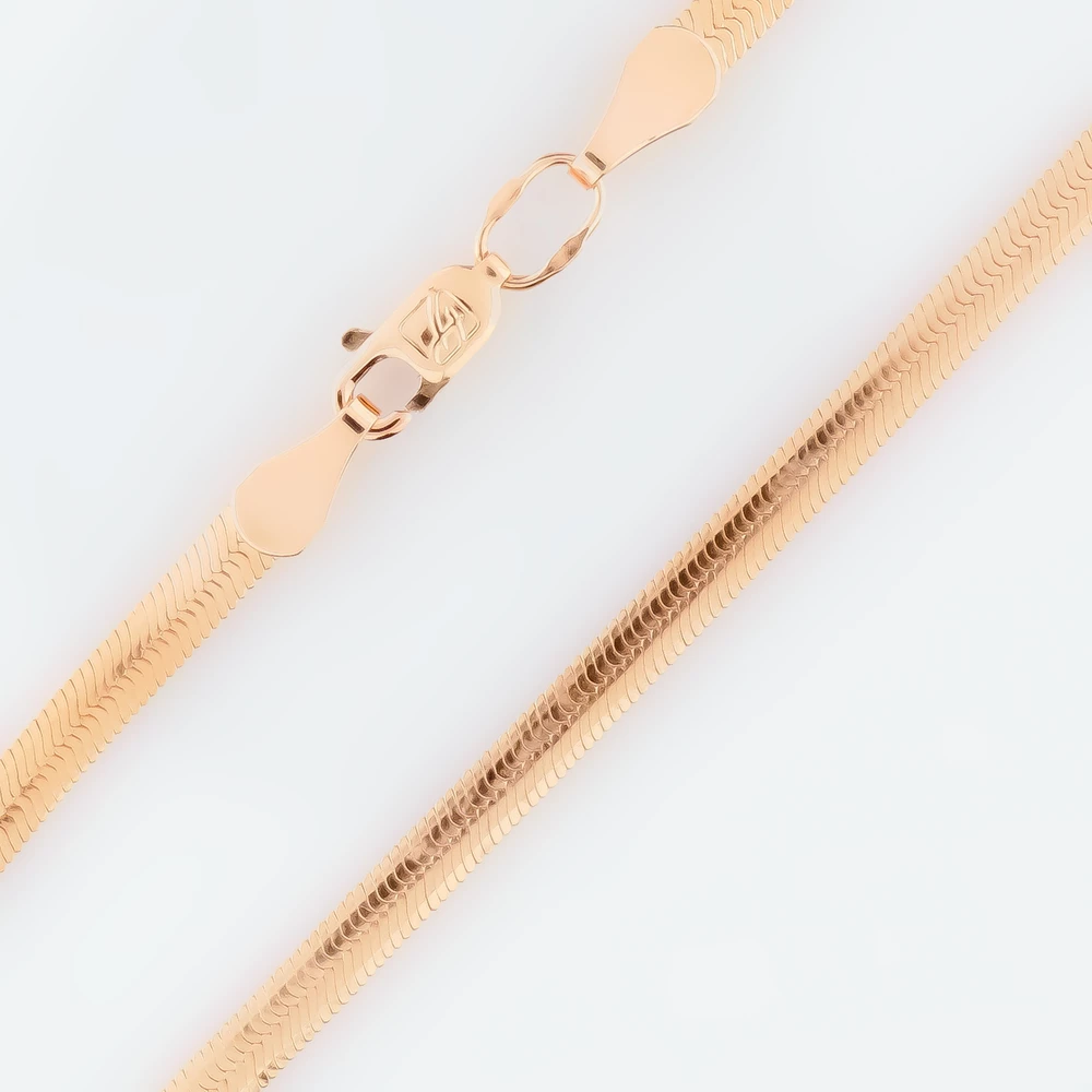 Цепь из красного золота 585 пробы