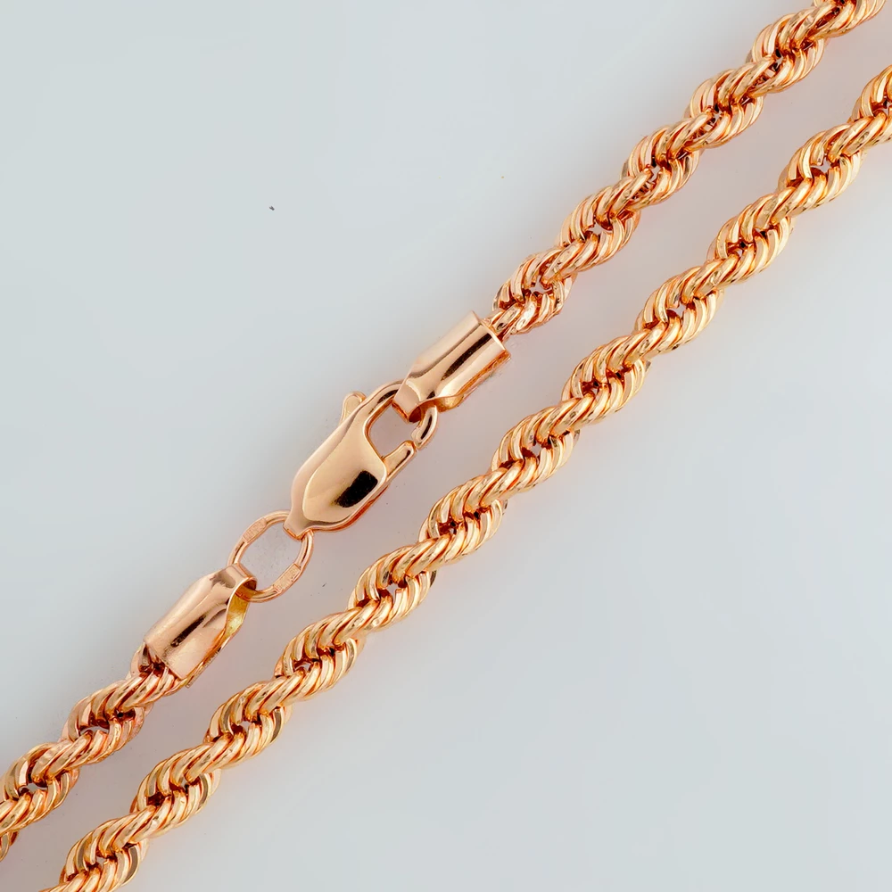 Цепь из красного золота 585 пробы