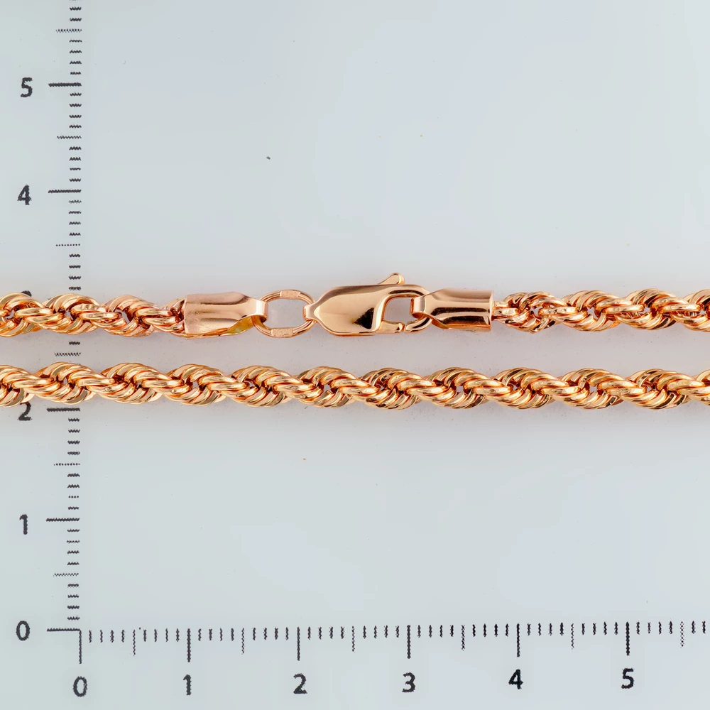 Цепь из красного золота 585 пробы