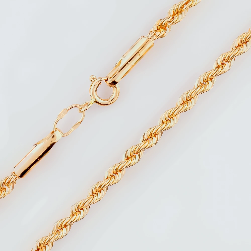 Цепь из красного золота 585 пробы