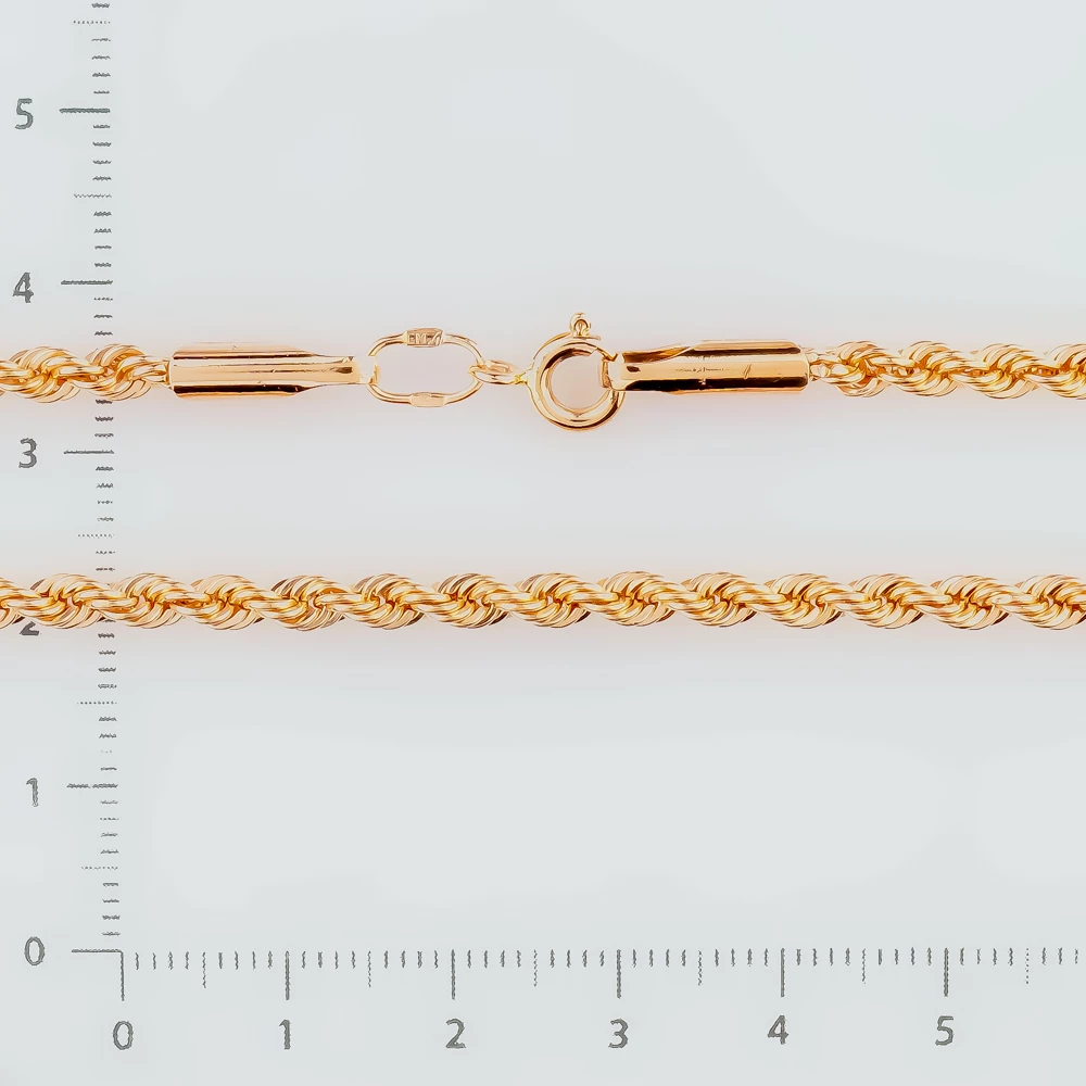 Цепь из красного золота 585 пробы