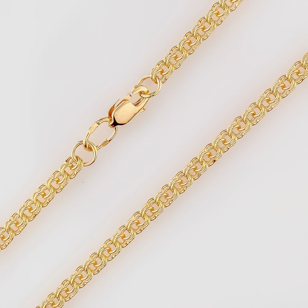 Цепь из красного золота 585 пробы