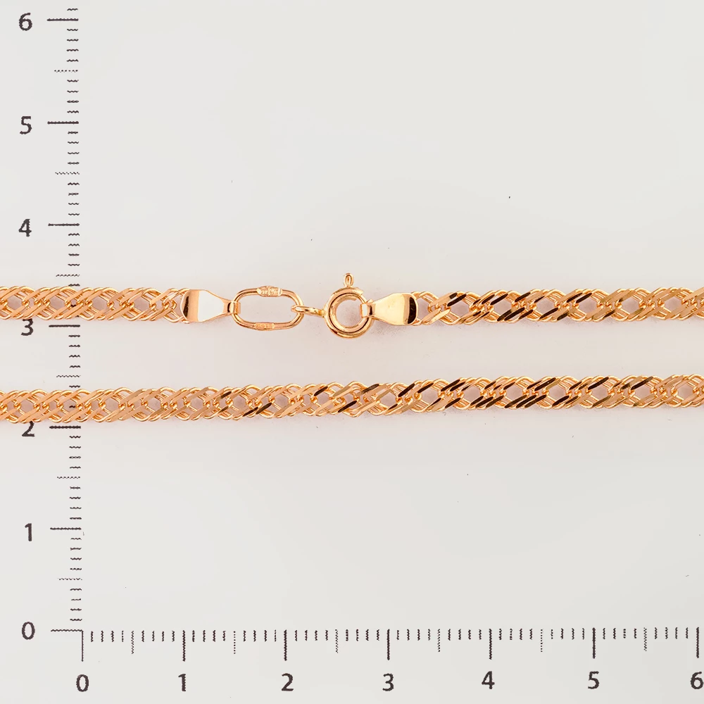 Цепь из красного золота 585 пробы