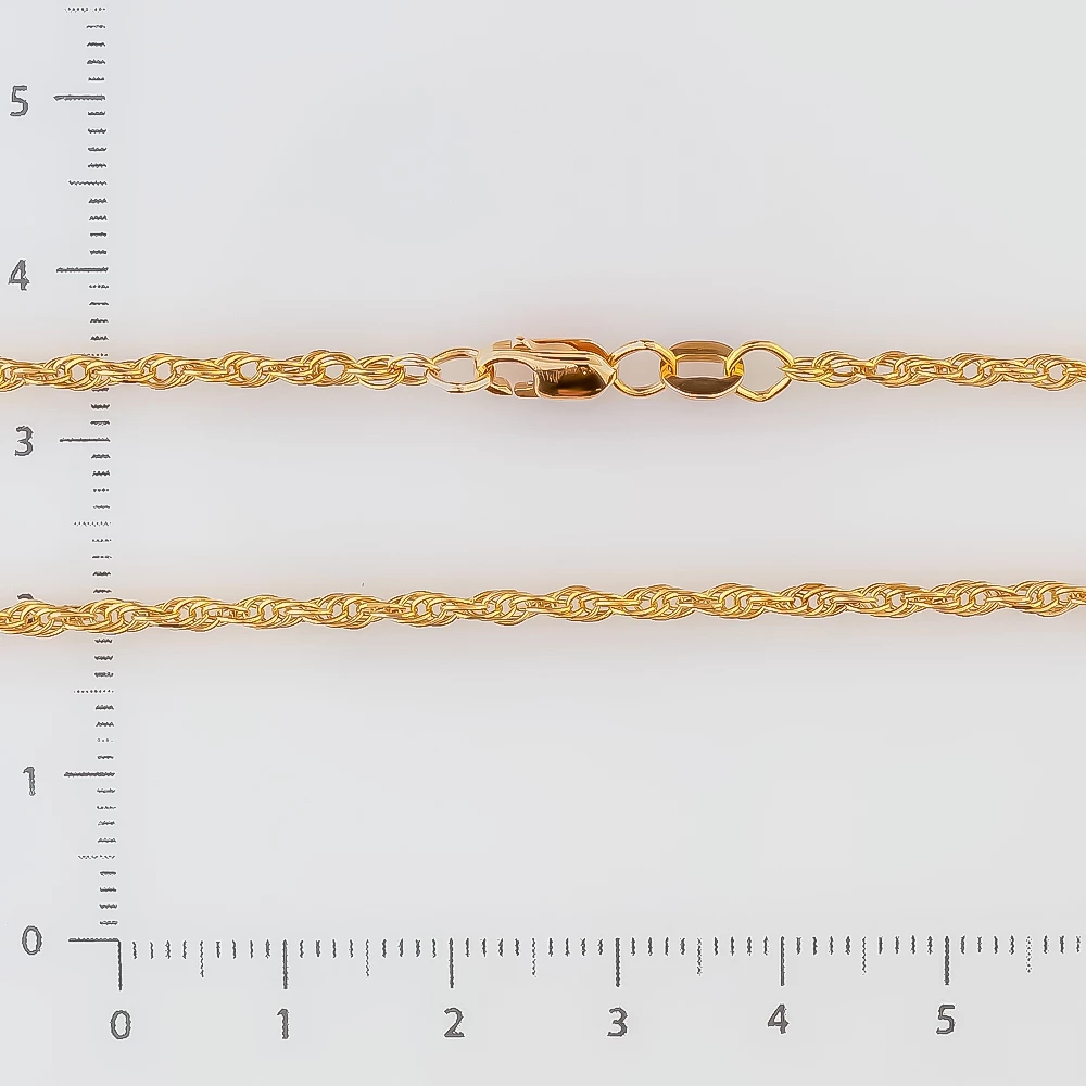 Цепь из красного золота 585 пробы