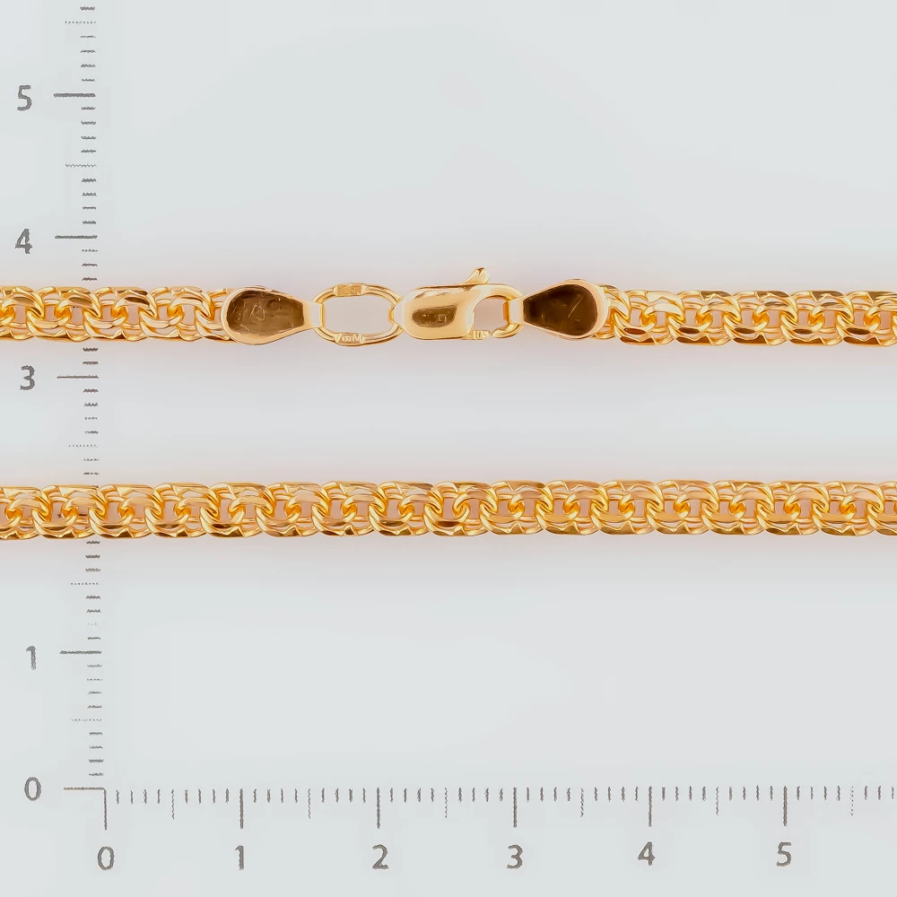 Цепь из красного золота 585 пробы