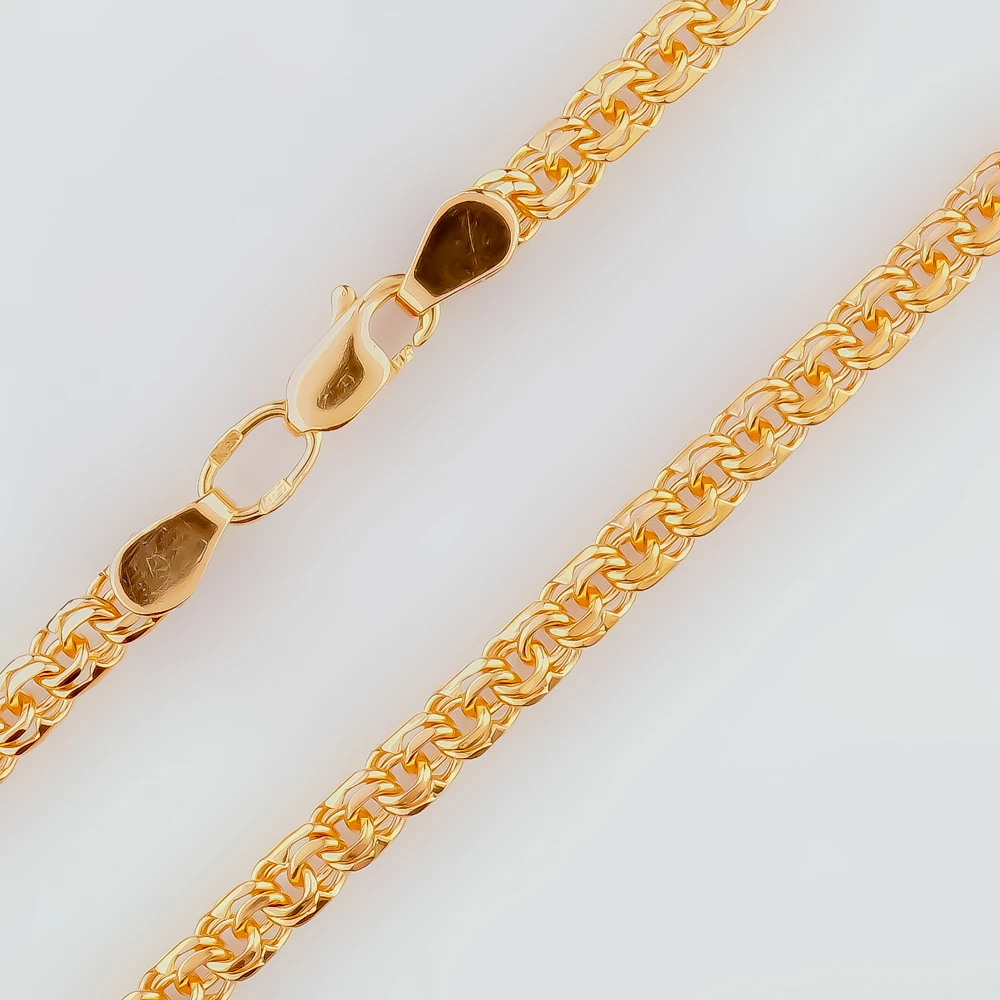 Цепь из красного золота 585 пробы