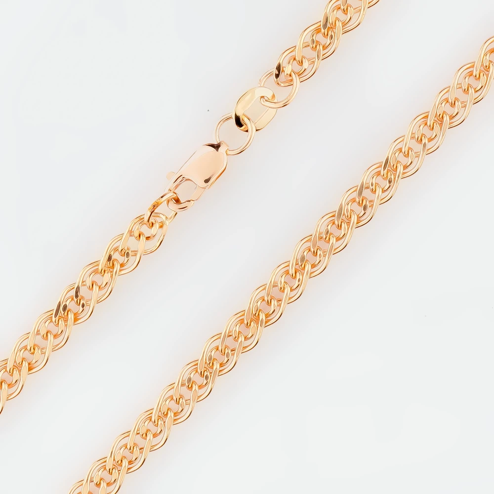 Цепь из красного золота 585 пробы