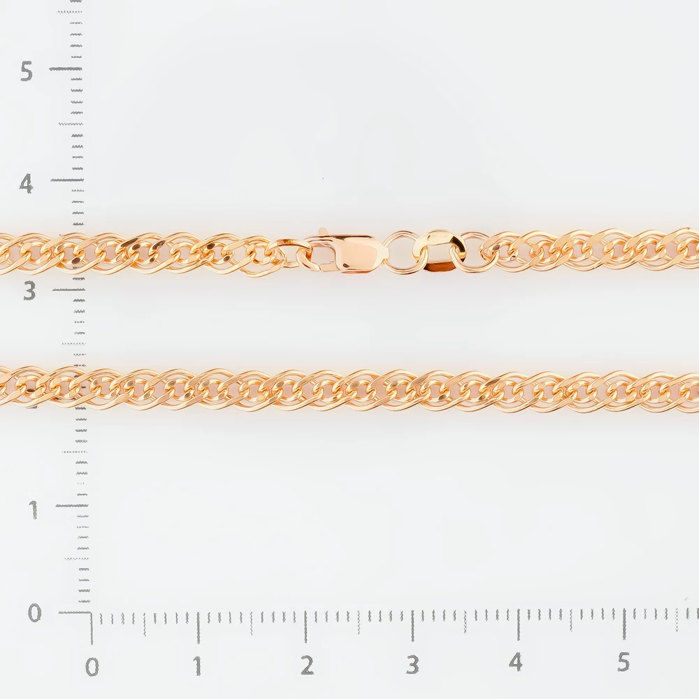 Цепь из красного золота 585 пробы