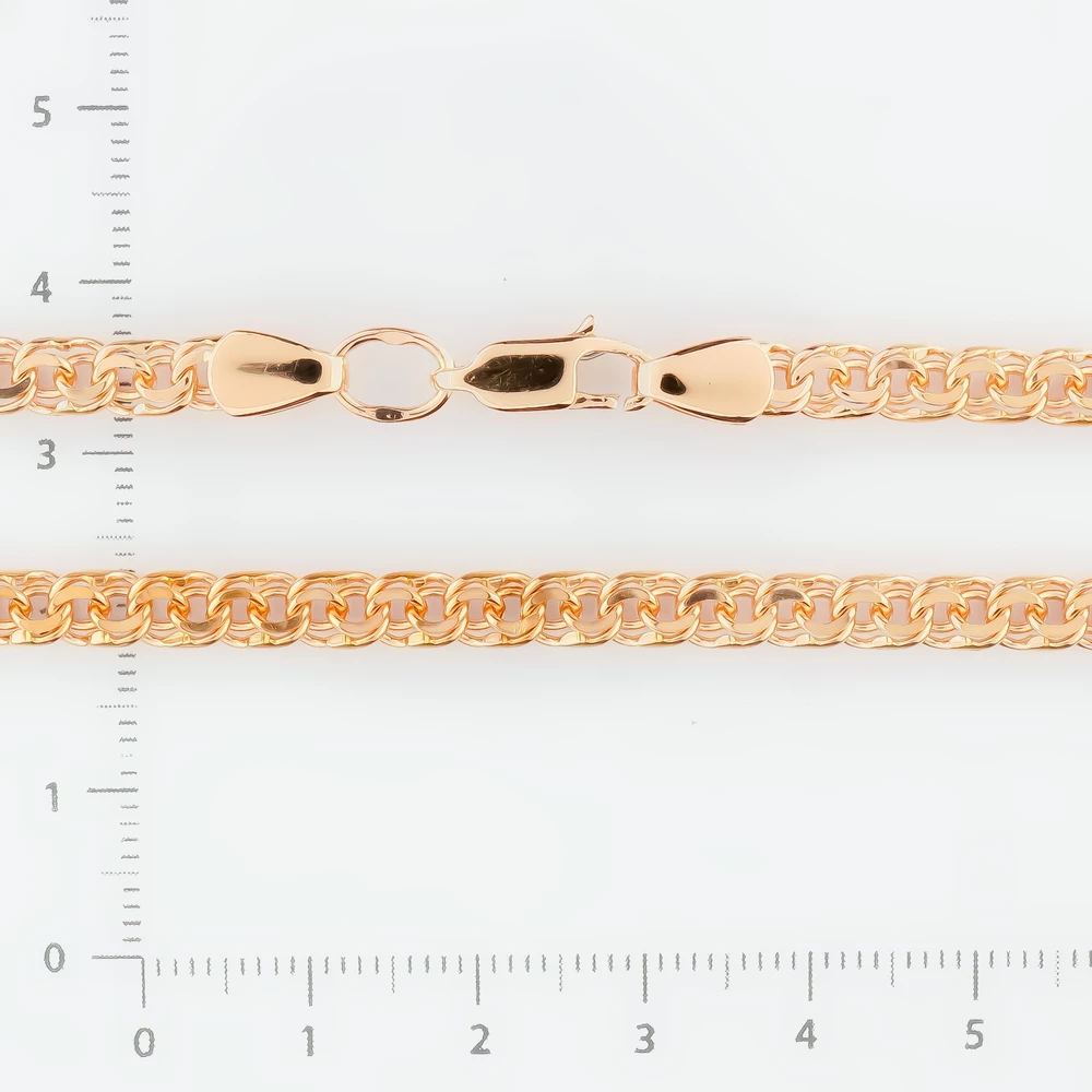 Цепь из красного золота 585 пробы