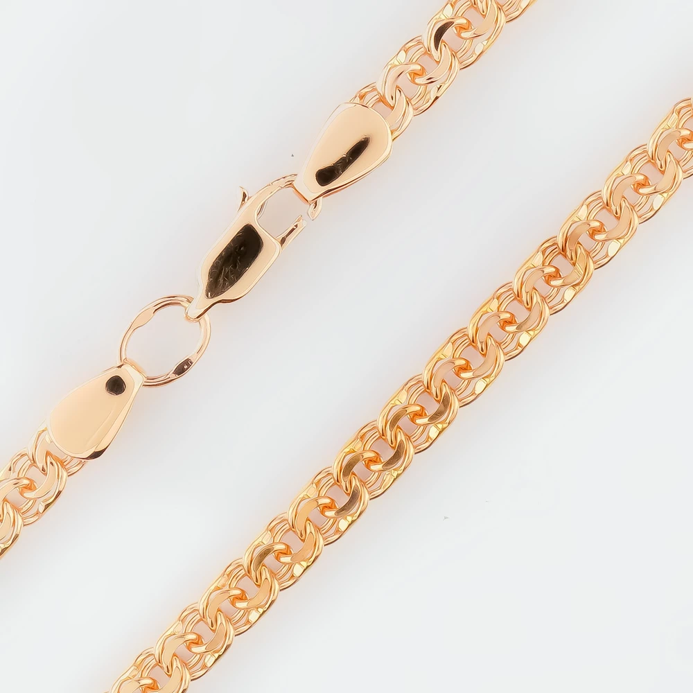 Цепь из красного золота 585 пробы