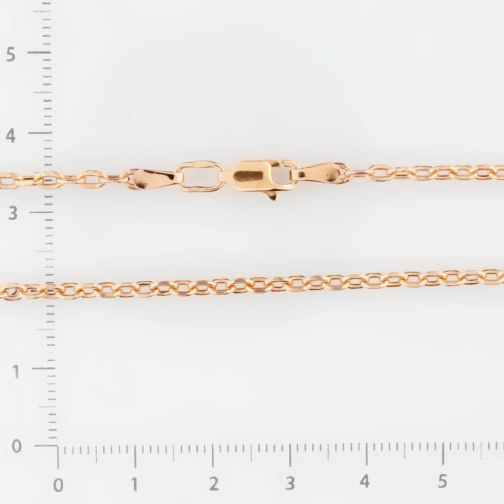 Цепь из красного золота 585 пробы