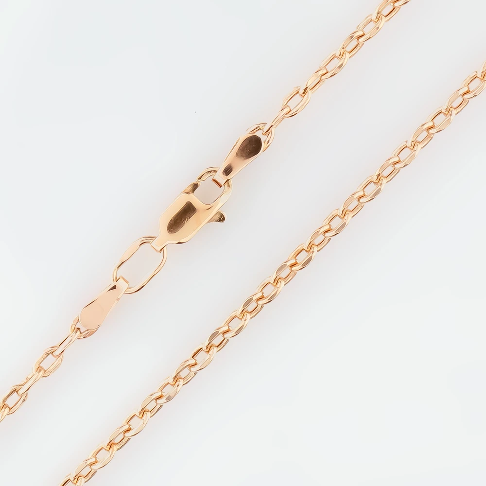 Цепь из красного золота 585 пробы