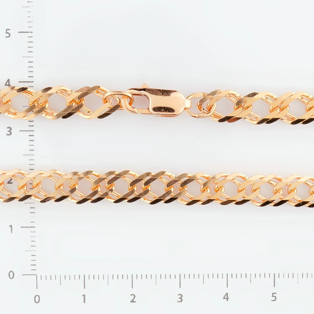 Цепь из красного золота 585 пробы