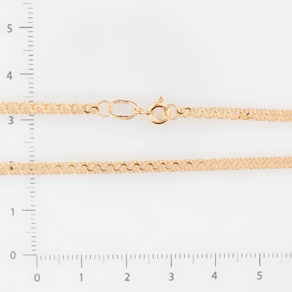 Цепь из красного золота 585 пробы