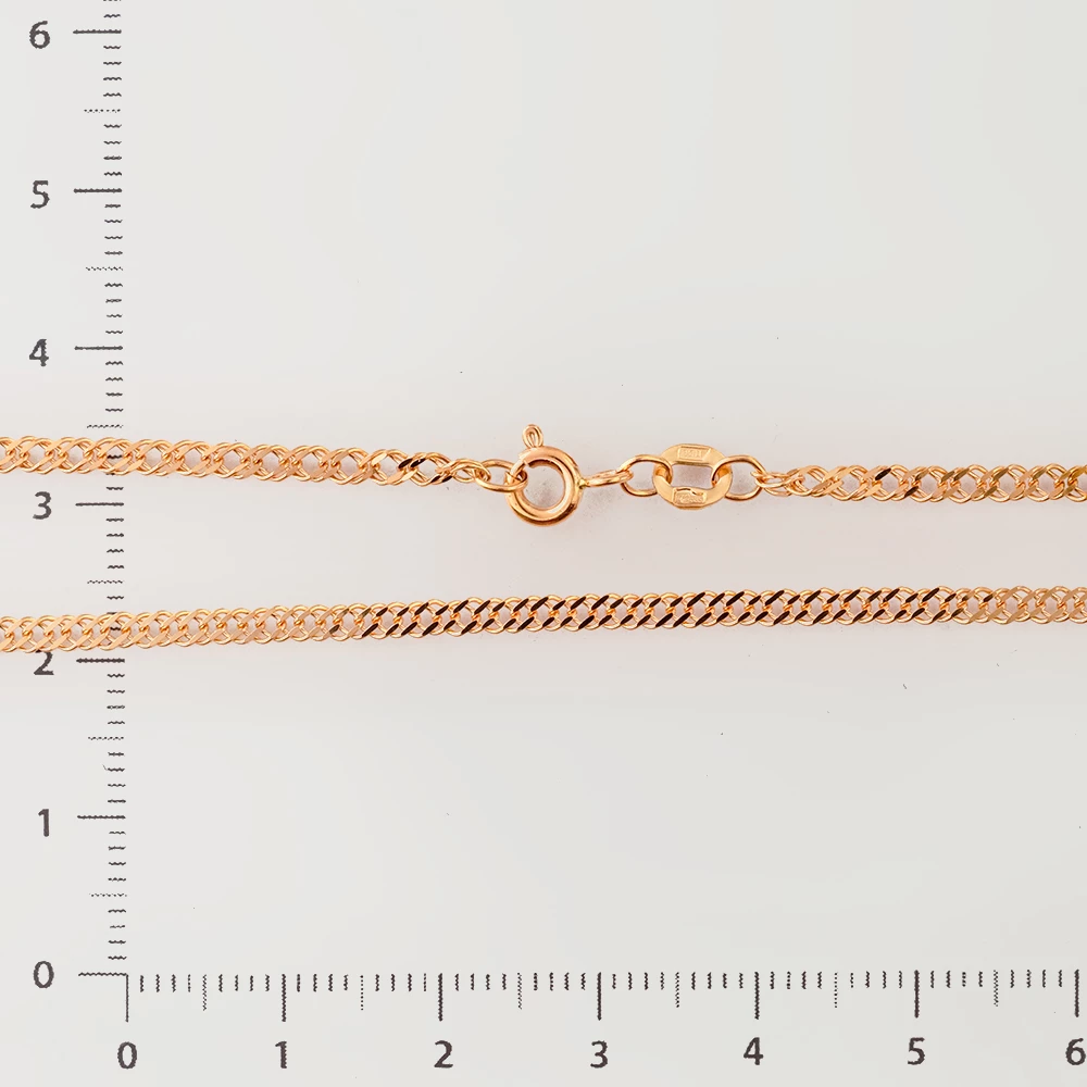 Цепь из красного золота 585 пробы