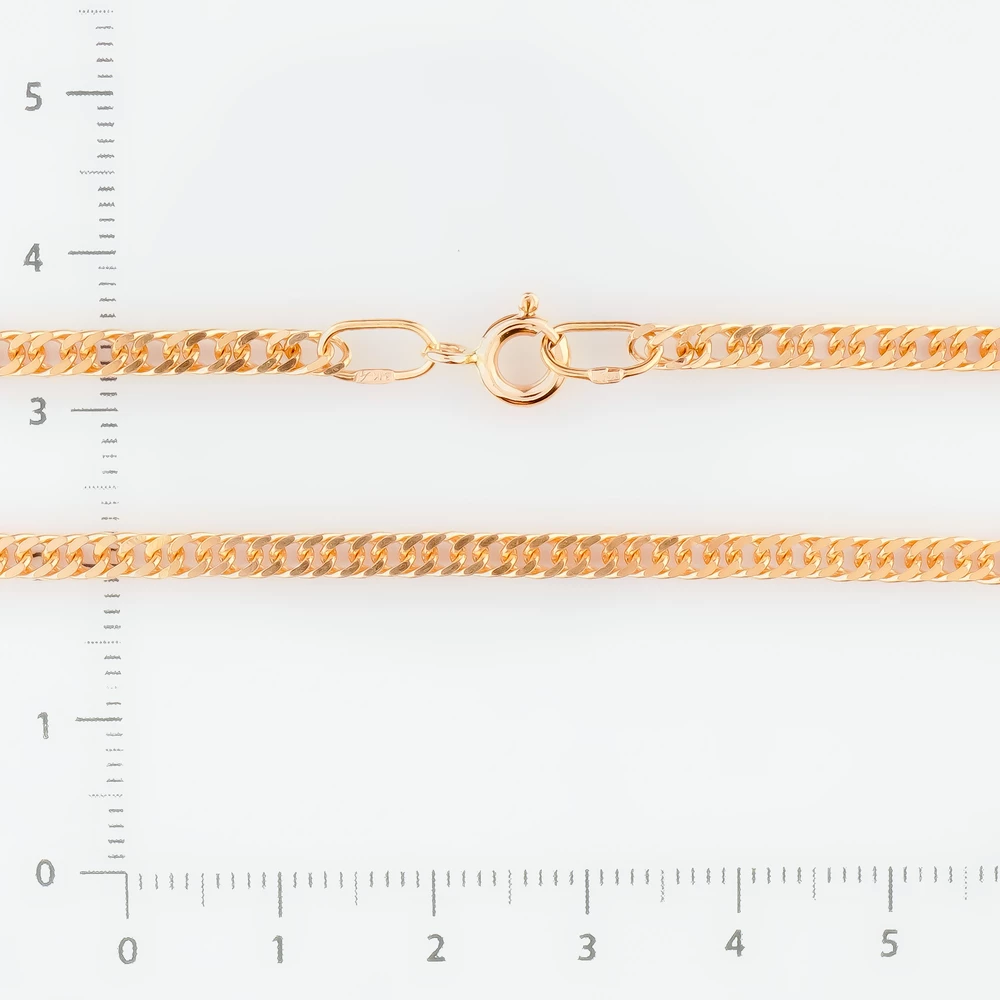 Цепь из красного золота 585 пробы